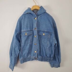 Womens Jeans Jacket With Hood